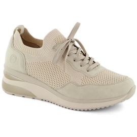 Rieker Bequeme beige Sportschuhe Remonte W RKR693