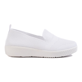 Weiße Slip-On-Sneaker
