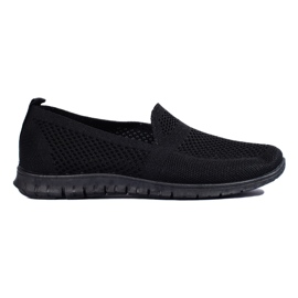 Slip-on-Sneaker, schwarz
