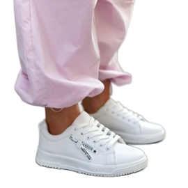 Weiße Brecht-Sneaker aus Öko-Leder