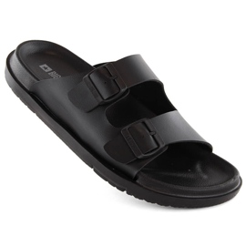 Herren-Flip-Flops aus Schaumstoff mit Schnallen, schwarz Big Star NN174597
