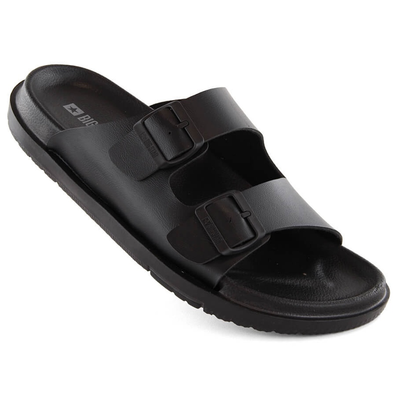 Herren-Flip-Flops aus Schaumstoff mit Schnallen, schwarz Big Star NN174597