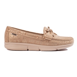 Goodin Bequeme beige Damen-Loafer