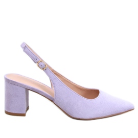 Soheil LT.PURPLE Pumps mit offenem Absatz lila