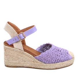 Morelli LT.PURPLE Espadrille-Keilsandalen lila