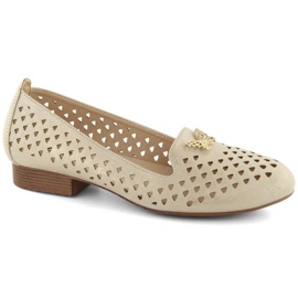 M.Daszyński W SAN35 goldene durchbrochene Schuhe