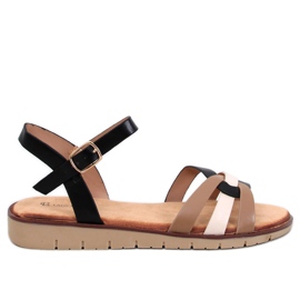 Freon Schwarze Damensandalen