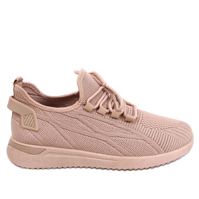 Guelfi Khaki Socken-Sportschuhe beige