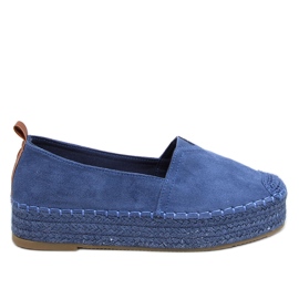 Poulain Blue Espadrilles mit dicker Sohle blau
