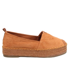 Espadrilles mit dicker Poulain Camel-Sohle braun