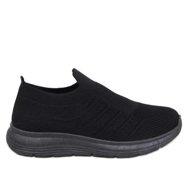 Groppi Allblack Slip-On-Sockenschuhe schwarz