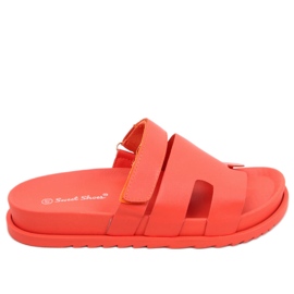 Damenhausschuhe in Tawny Orange