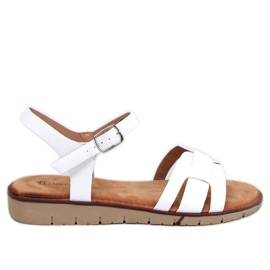 Capilla Weiße Damensandalen