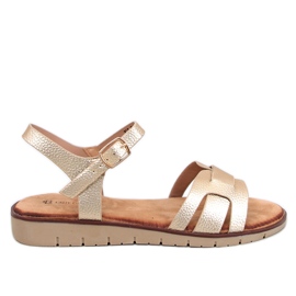 Capilla Gold Damensandalen golden