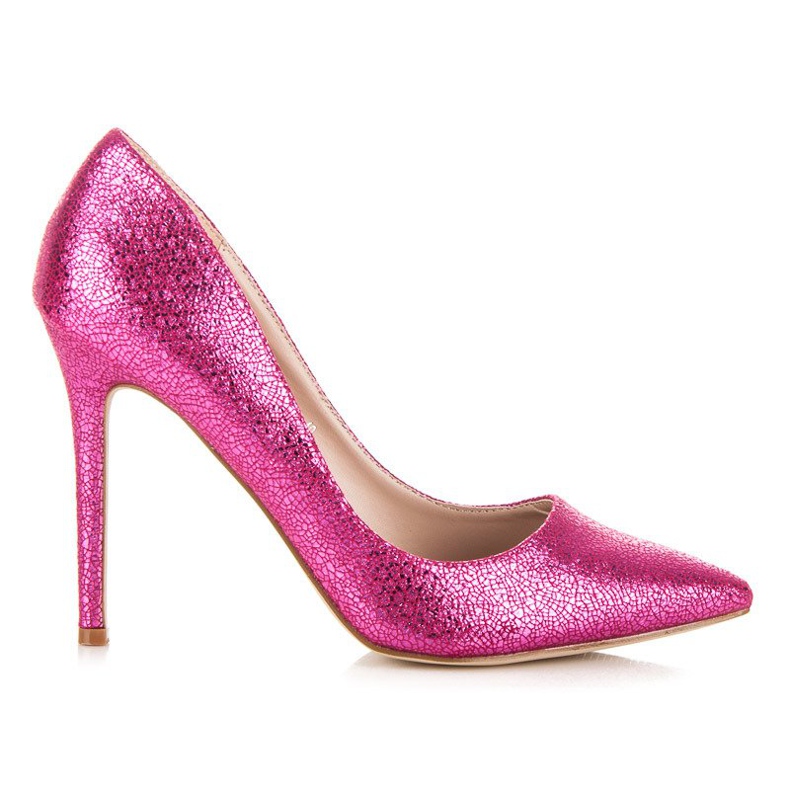 Super Mode Pink Sparkle-Pumps rosa