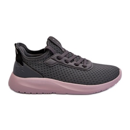 Damen Sportschuhe Sneakers 4F 4FRSS24FLOWF055 Dunkelgrau