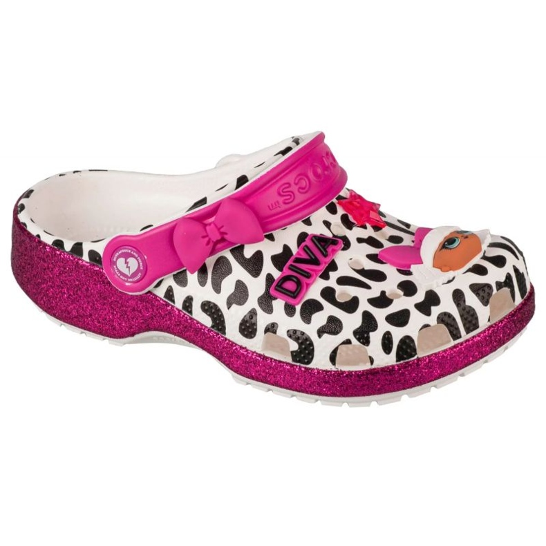 Crocs Lol Surprise Diva Mädchen klassischer Clog 209465-100 weiß