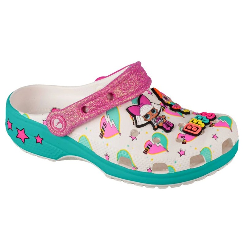 Crocs Lol Surprise Diva Mädchen klassischer Clog 209466-100 weiß