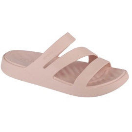 Crocs Getaway Strappy Sandal 209587-6UR Flip-Flops beige