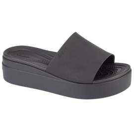 Crocs Brooklyn Platform Slide 208728-001 Flip-Flops schwarz