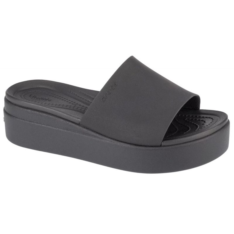 Crocs Brooklyn Platform Slide 208728-001 Flip-Flops schwarz