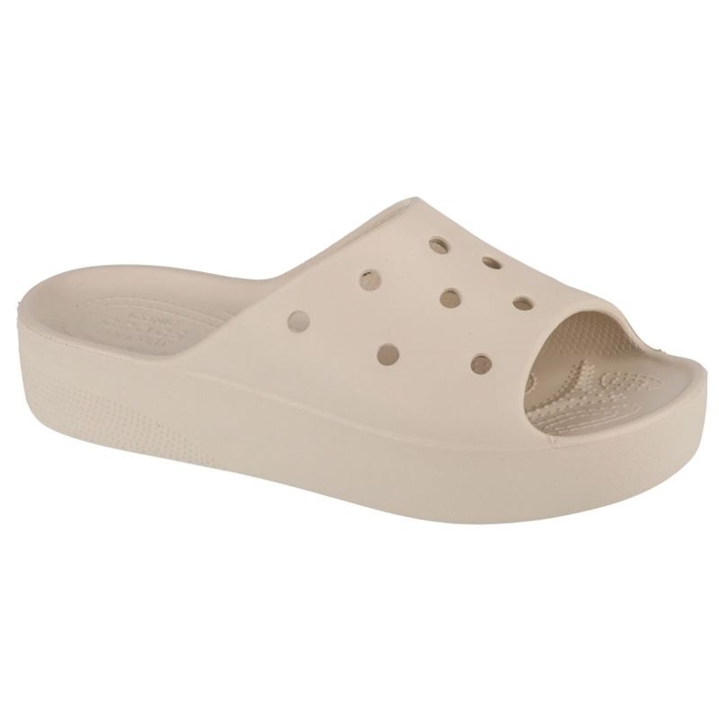Crocs Classic Platform Slide 208180-2Y2 Flip-Flops beige