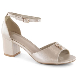 Vinceza W JAN306 Sandalen mit goldenem Absatz