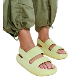 Grüne Attiana-Sandalen