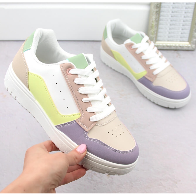 Mehrfarbige Sport-Sneaker für Damen McBraun 23263