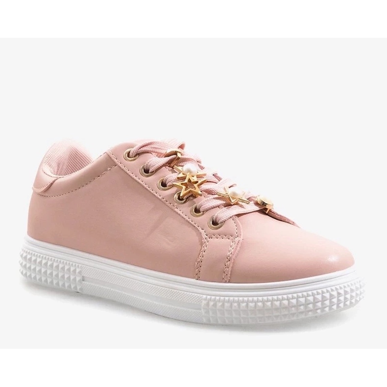 Braune Sandalen mit Klettverschluss auf flacher Sohle