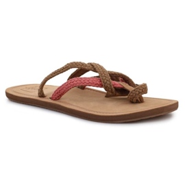 Frauensandalen Flip-Flops Reef Gypsy Wraps WRF-0A2U1N BROWN braun