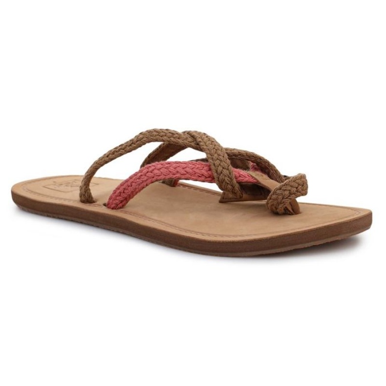 Frauensandalen Flip-Flops Reef Gypsy Wraps WRF-0A2U1N BROWN braun