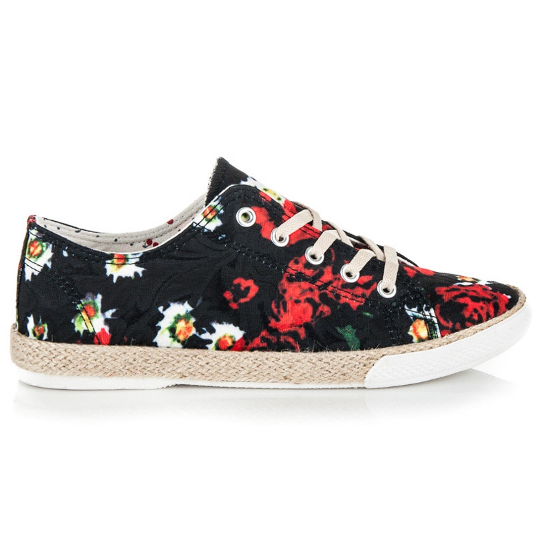 Kylie Espadrilles zum Schnüren schwarz