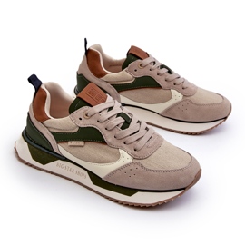 Herren-Sneaker Memory Foam System Big Star NN174349 Beige