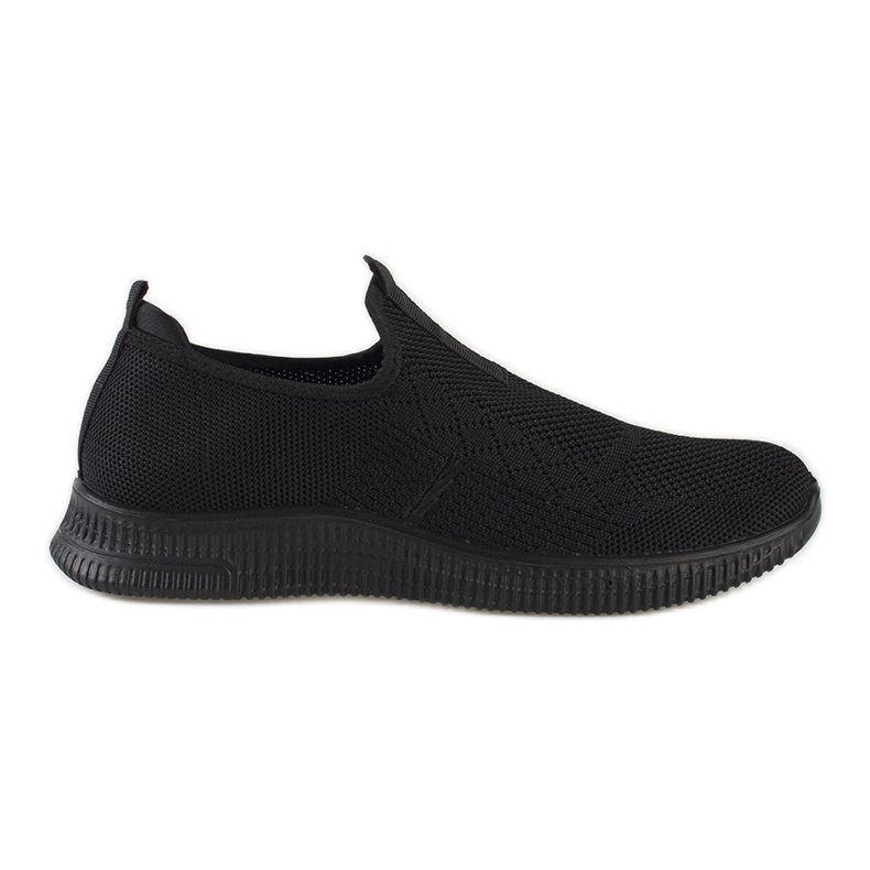 Schwarze Slip-on-Sportschuhe für Damen