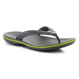 Frauen Flip-Flops Crocs Crocband Flip 11033-0A1 Grau