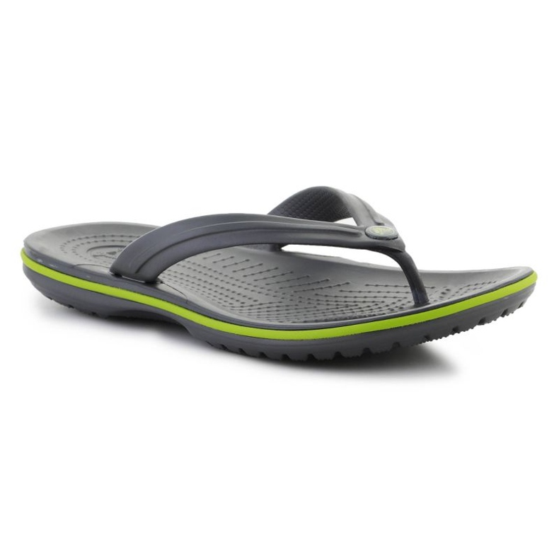 Frauen Flip-Flops Crocs Crocband Flip 11033-0A1 Grau