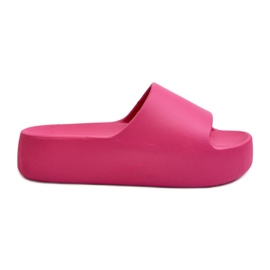 Damen-Flip-Flops mit dicker Sohle, Fuchsia Oreithano rosa