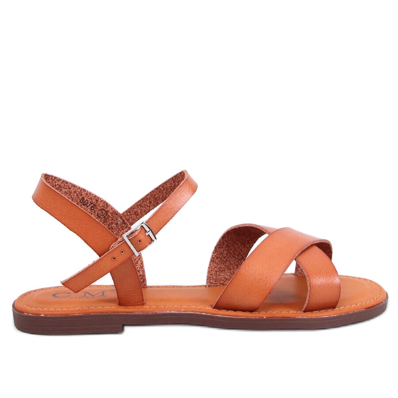 Herve Apricot Damensandalen braun