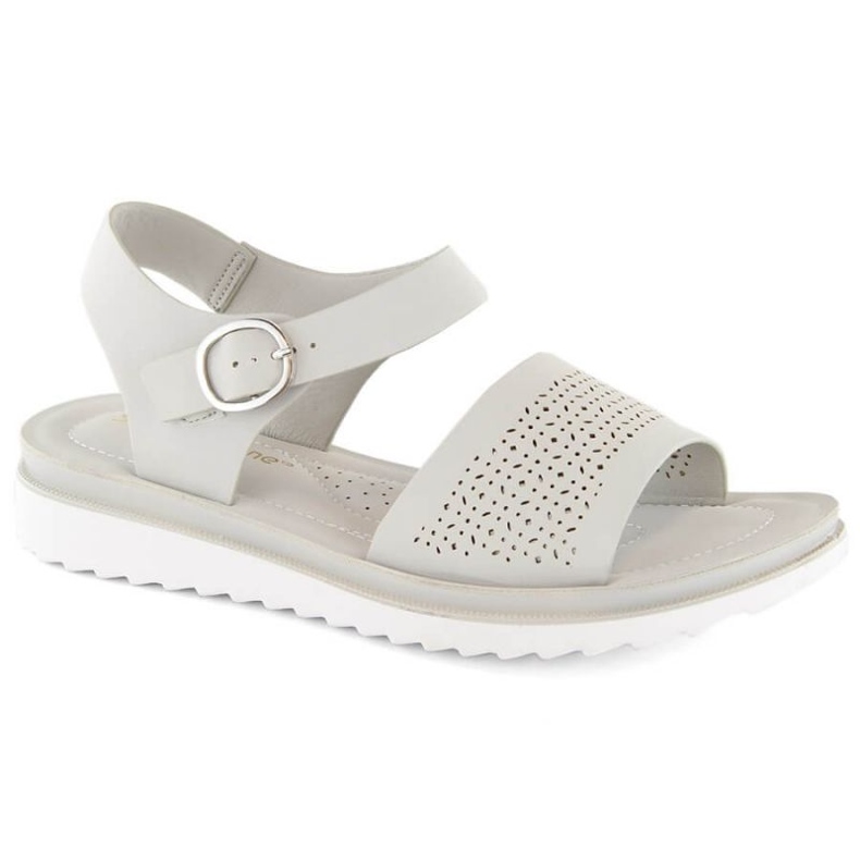 Sergio Leone W SK082H durchbrochene Sandalen, grau