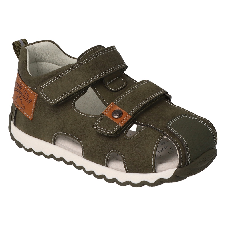 Befado Kindersandalen mit Ledereinsatz 170P086 grün