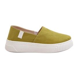 Big Star Damen-Plateau-Sneaker NN276008 Memory Foam System Limette grün