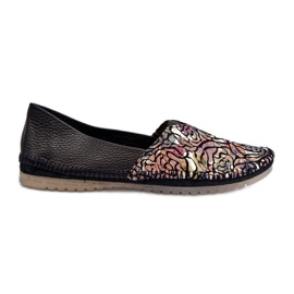 Damen-Ballerinas aus Leder Maciejka 1930B-01 Schwarz