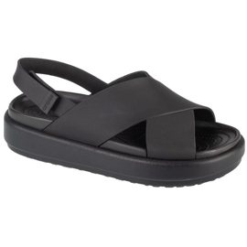 Crocs Brooklyn Luxe Strap W Sandalen 209407-060 schwarz