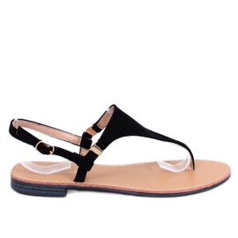 Lapey Schwarze Flip-Flops