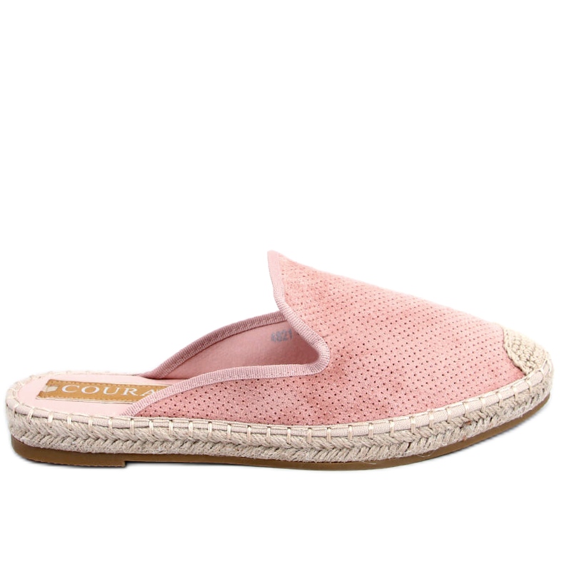 Carmen Pink Damen-Espadrilles-Hausschuhe rosa