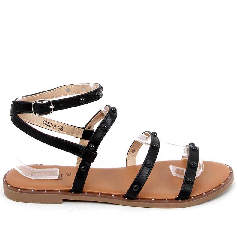 Hazel Black Gladiator-Sandalen schwarz