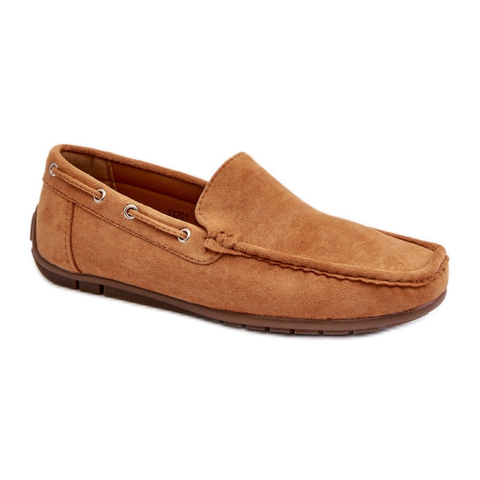 Herren-Slipper aus Rayan-Wildleder in Camel braun