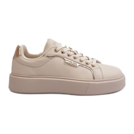 Big Star Damen-Sneaker NN274334 Memory Foam System Beige