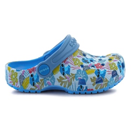Crocs Disney Stitch Classic Clog 209471-4TB Flip-Flops für Kleinkinder blau